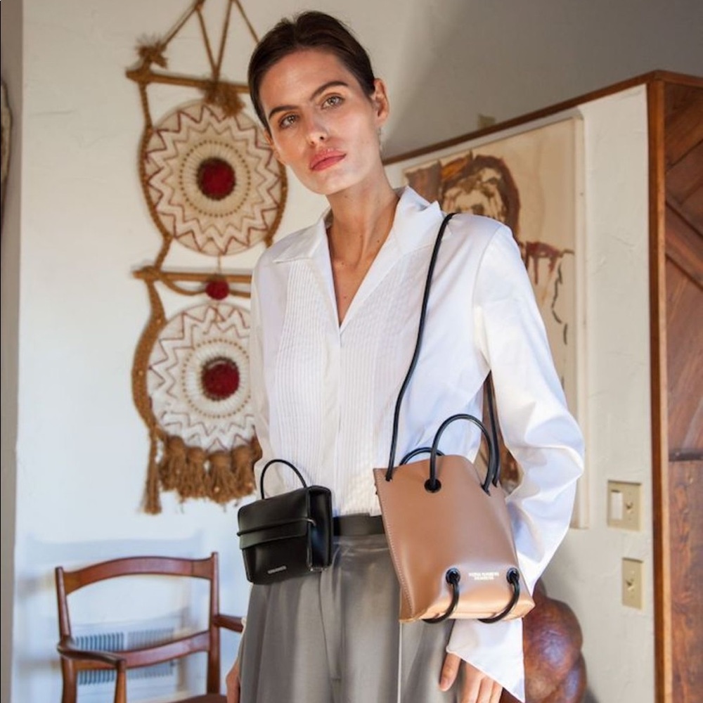 Kozha Numbers Mini Utility Bag in Nude